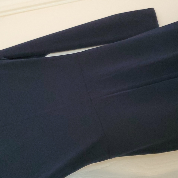 BCBG Navy wrap dress - Picture 7 of 8